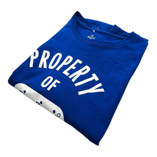 Champion Ath Dept. T-Shirt Men's UK Size S Blue Short Sleeve