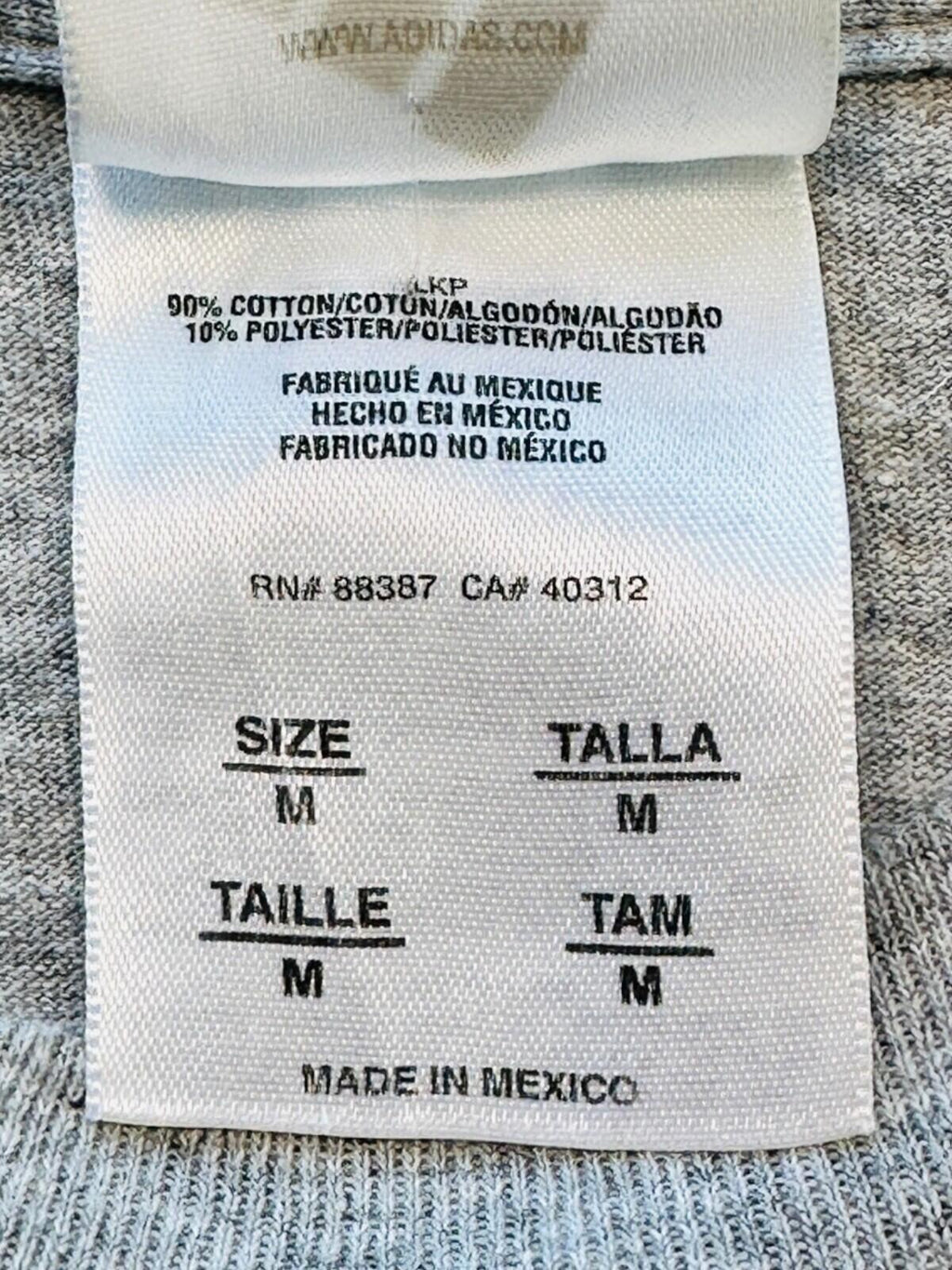 Adidas Perfect Gift T-Shirt Men's Uk Size M Grey