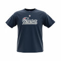 Reebok Patriots T-Shirt Men's UK Size XL Blue Short Sleeve