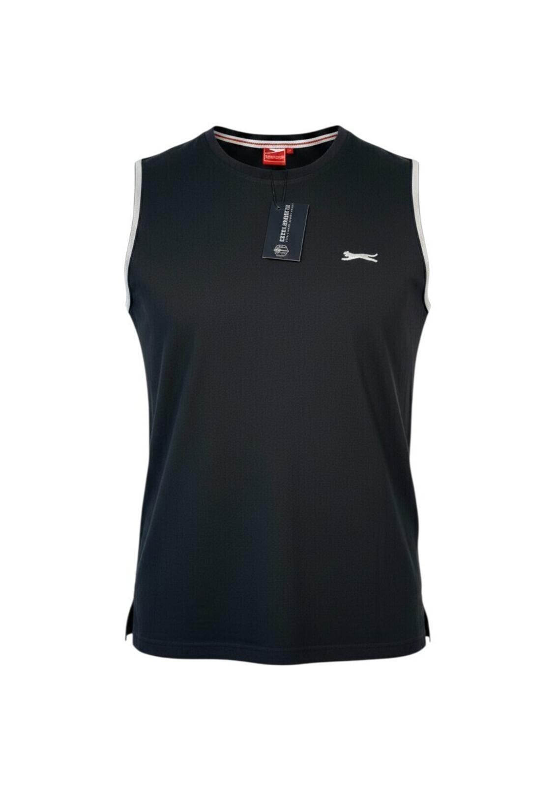 Slazenger Vest Men's UK Size XL Black Sleeveless