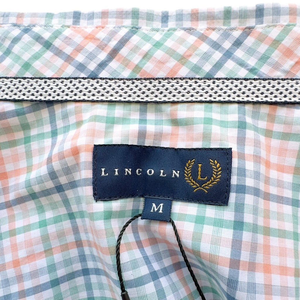 Lincoln Shirt Men's Uk Size M Multicolour Embroidered Logo