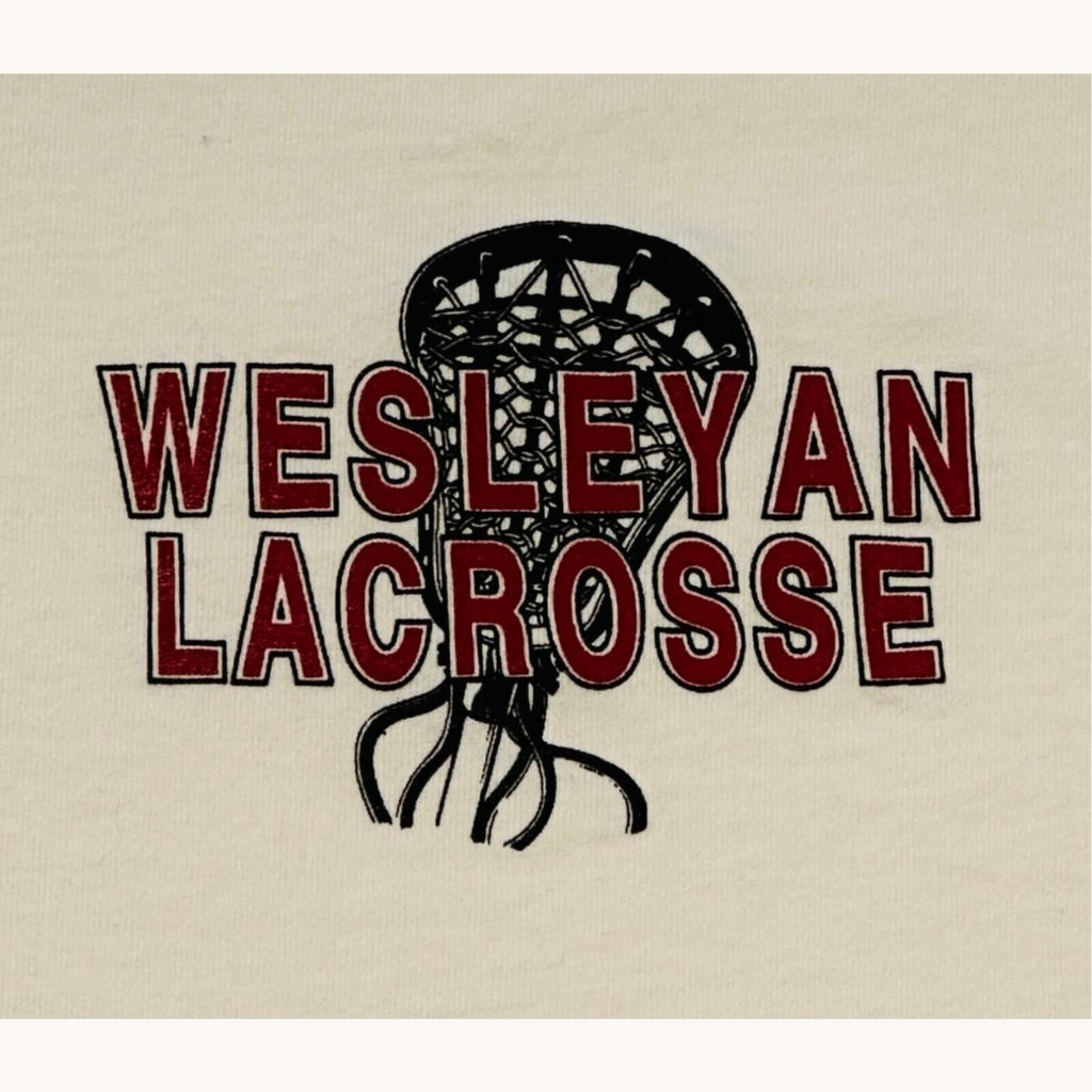 Champion Wesleyan Lacrosse T-Shirt Men's UK Size L White