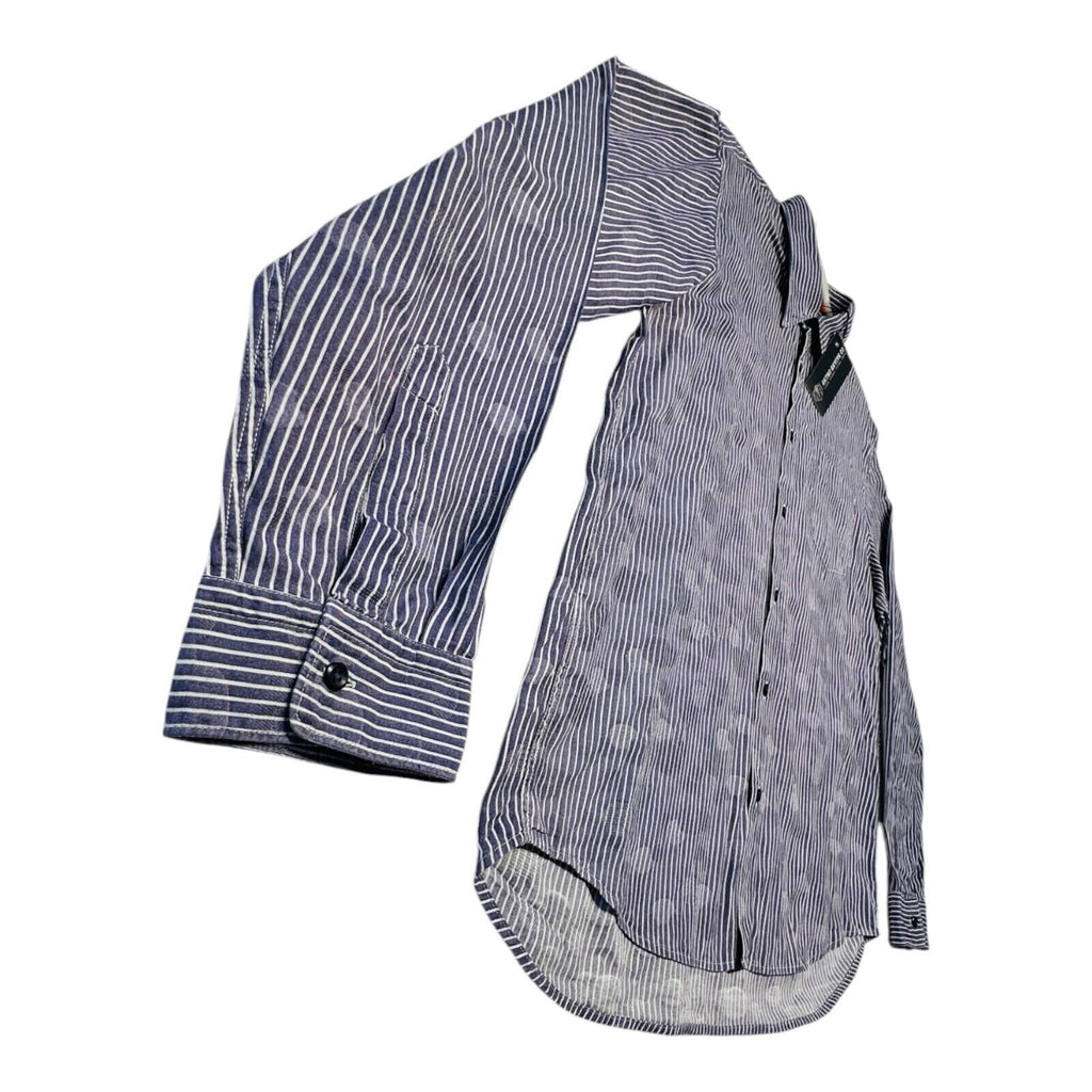 Hugo Boss Shirt Men's UK Size L Blue Stripe Designer
