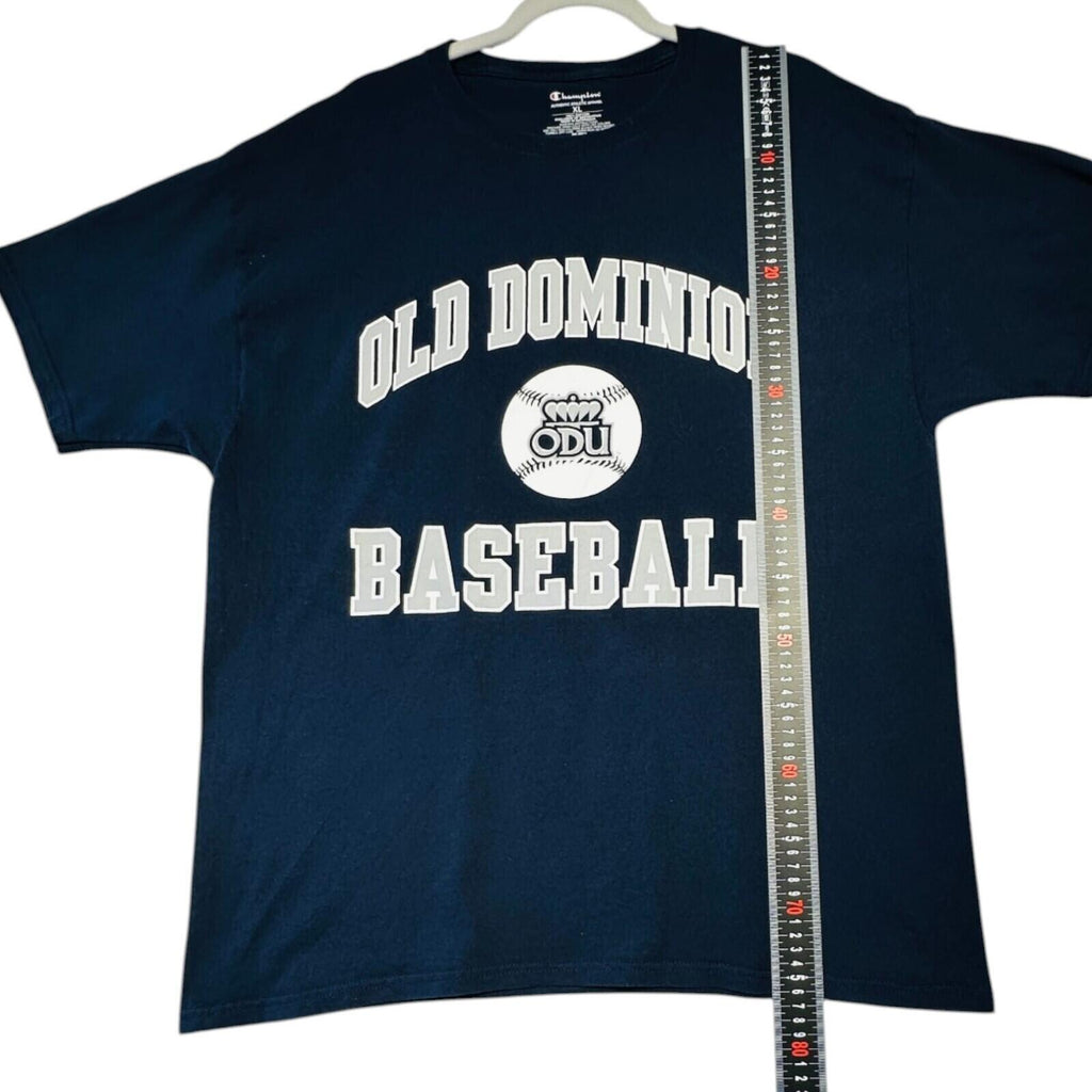 Champion Old Dominion T-Shirt Me's UK Size XL Blue Baseball