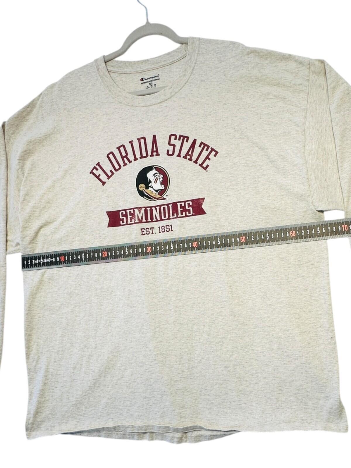 Champion Florida State Top Men's UK Size 3XL Grey