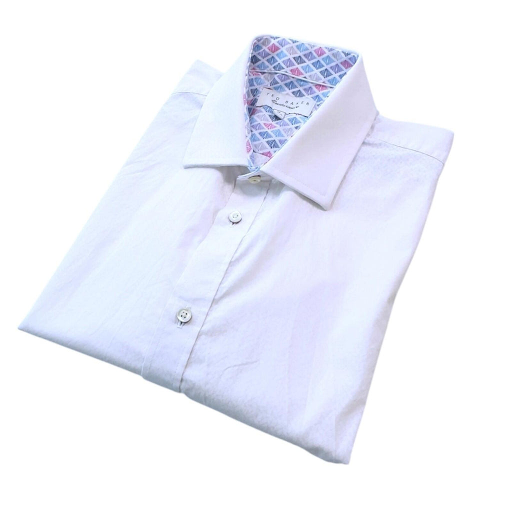 Ted Baker Endurance Men's Uk Size M White Long Sleeve