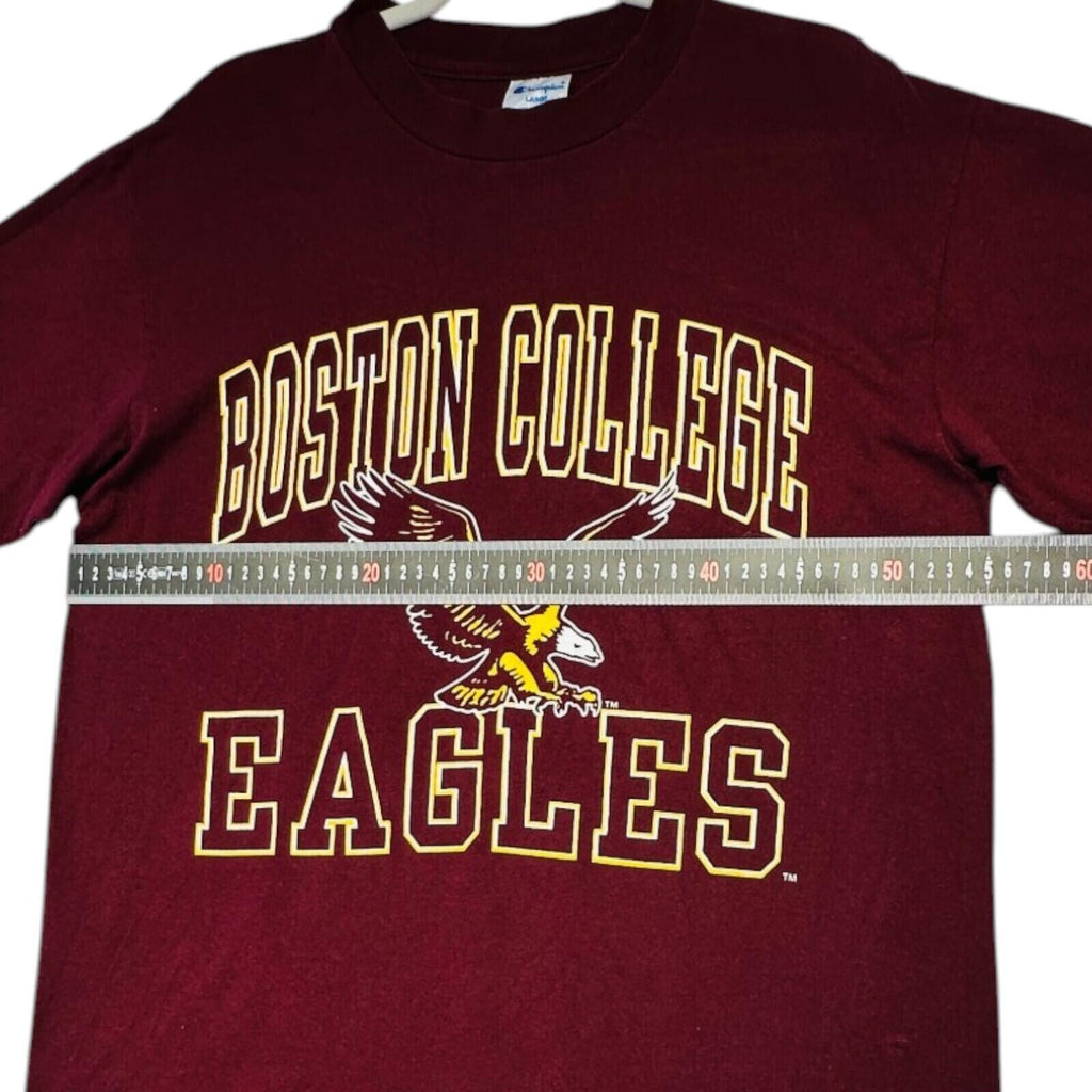 Champion Boston Eagles T-Shirt Men's UK Size L Red