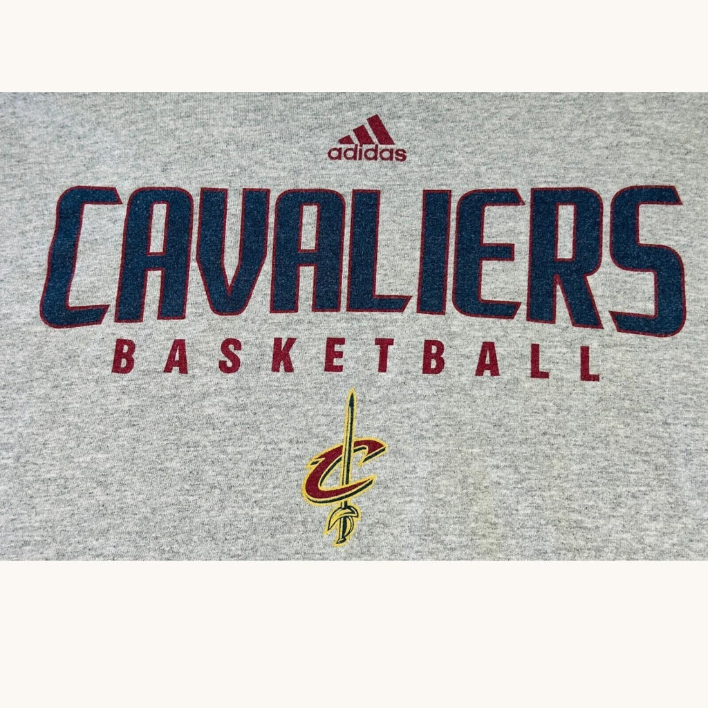 Adidas Cleveland Cavaliers T-Shirt Men-s UK Size XL Grey