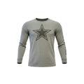 Nike grey long sleeve top featuring Dallas Cowboys star graphic print on soft knit fabric.