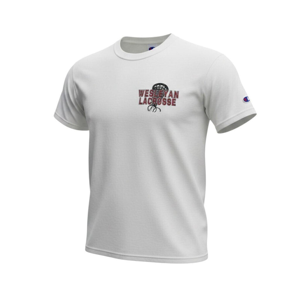 Champion Wesleyan Lacrosse T-Shirt Men's UK Size L White