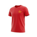 Nike Athletic Club T-Shirt Men's Uk Size S Red Graphic Print