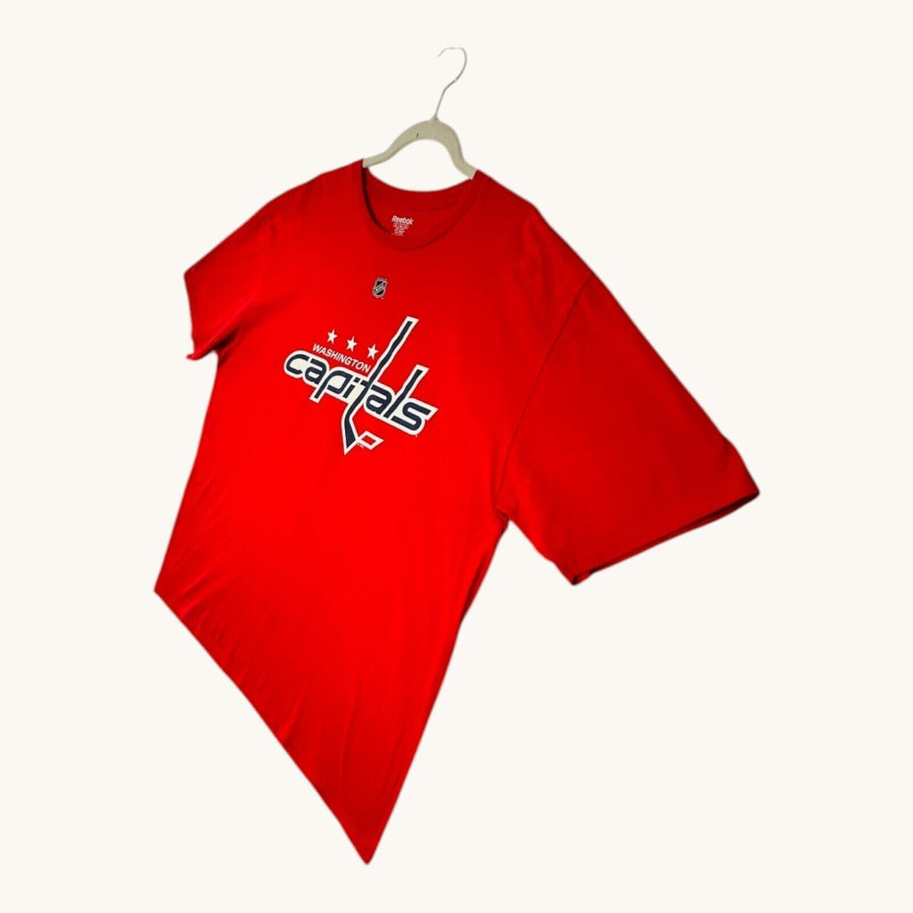 Reebok Washington Capitals T-Shirt Men's UK Size 2XL Red