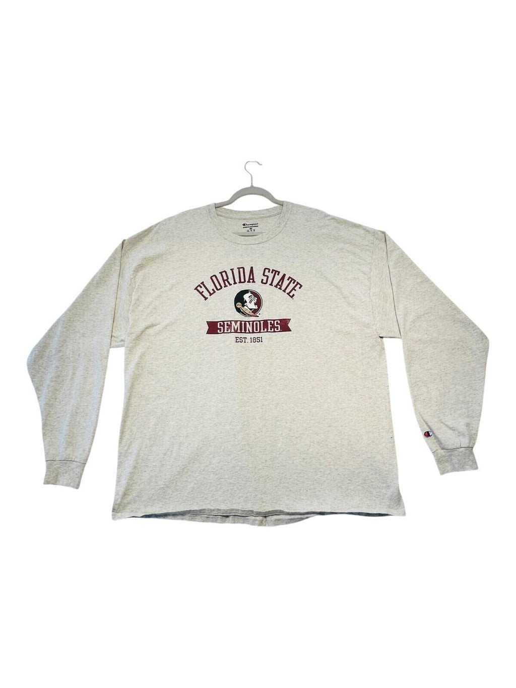 Champion Florida State Top Men's UK Size 3XL Grey