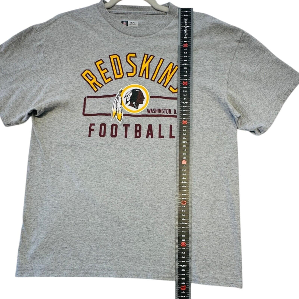 NFL Redskins T-Shirt Men's UK Size L Grey Graphic Print