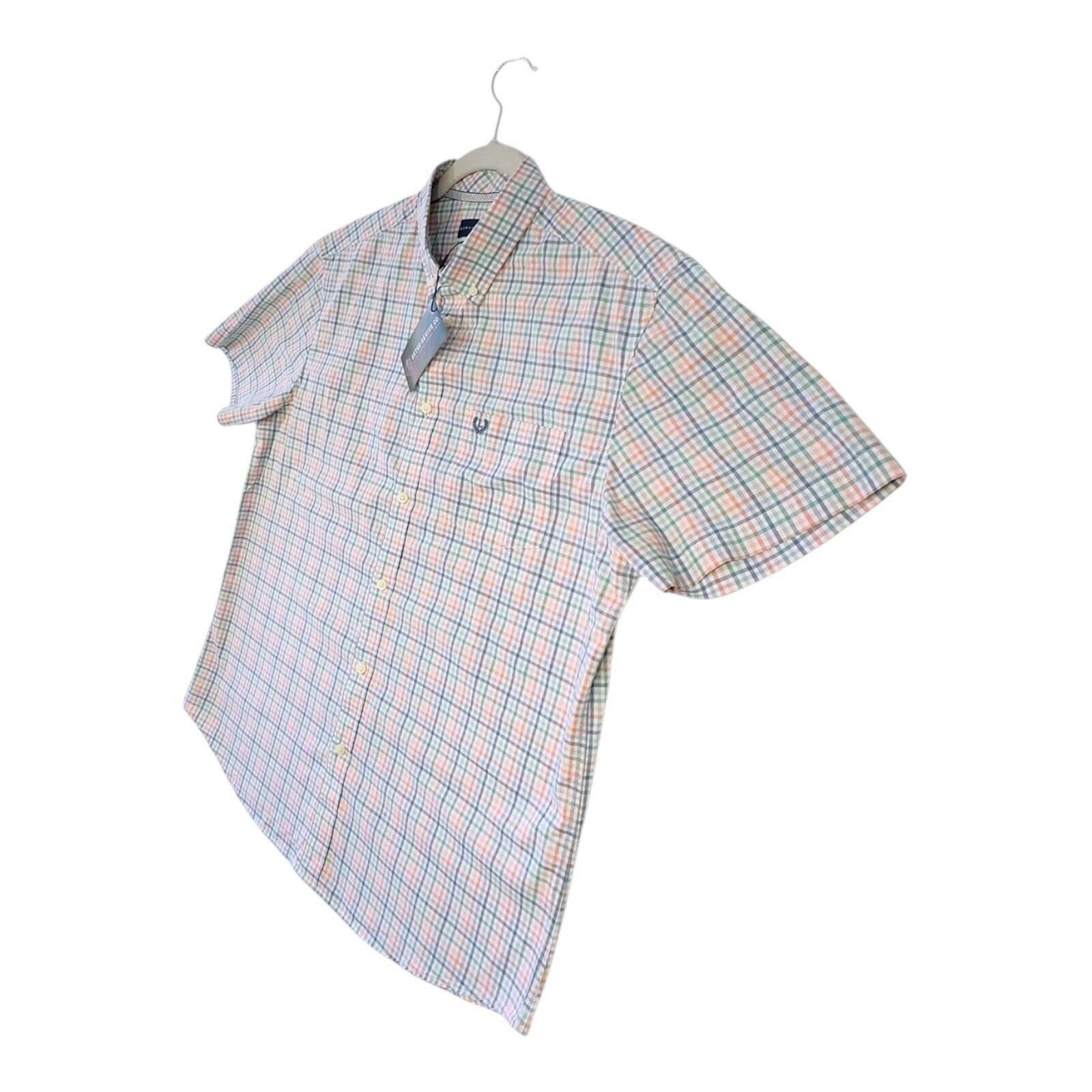 Lincoln Shirt Men's Uk Size M Multicolour Embroidered Logo