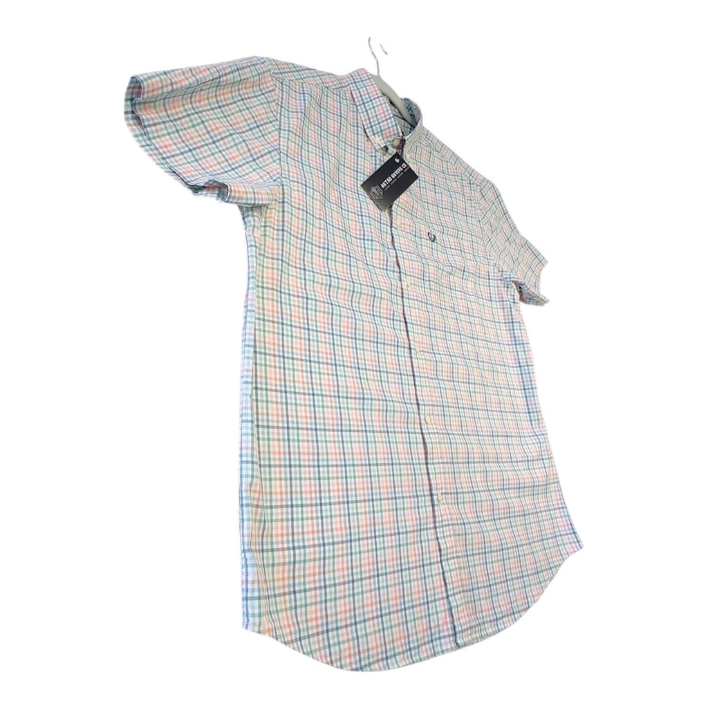 Lincoln Shirt Men's Uk Size M Multicolour Embroidered Logo