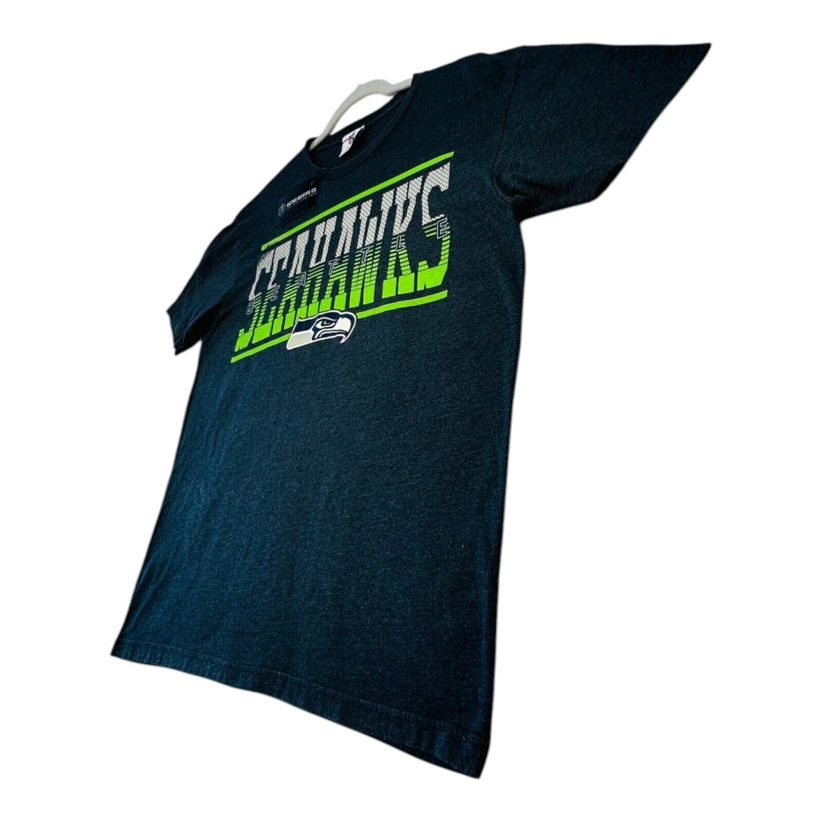 NFL Seahawks T-Shirt Men's UK Size L Grey Graphic Print