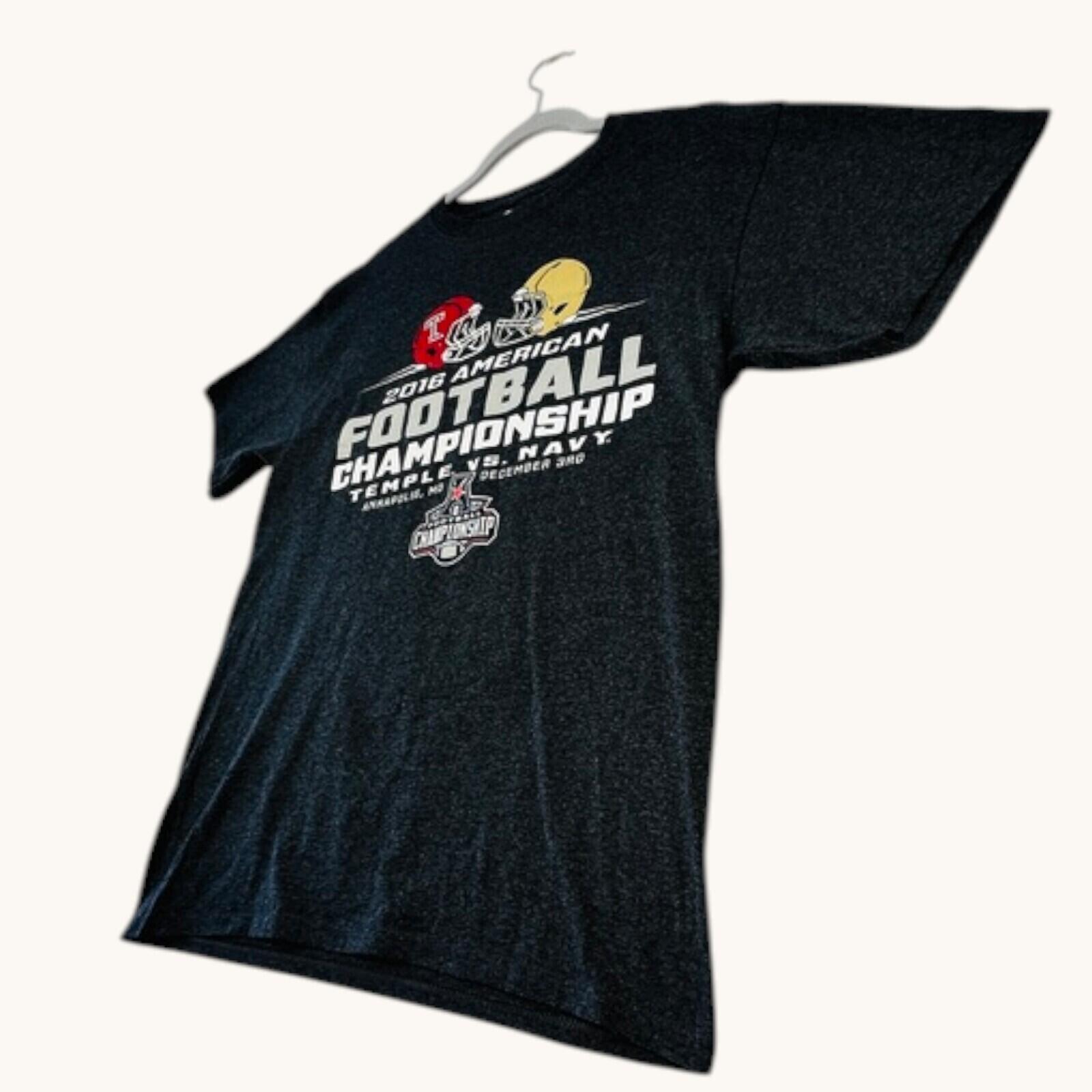 Champion Temple vs Navy T-Shirt Men's UK Size M Grey