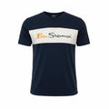 Ben Sherman T-Shirt Men's UK Size XL Blue Graphic Print