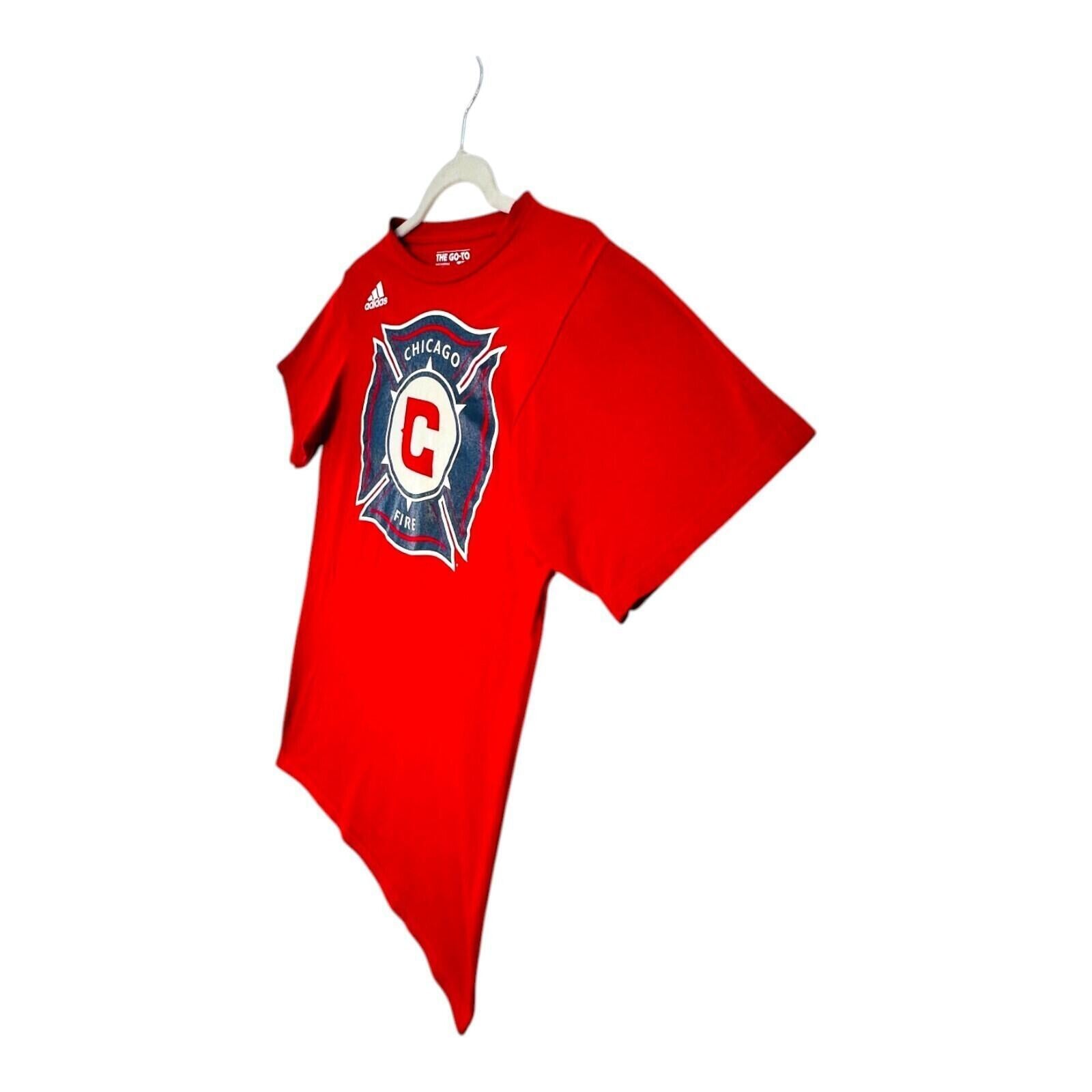 Adidas Chicago Fire T-Shirt Men's UK Size L Red Graphic