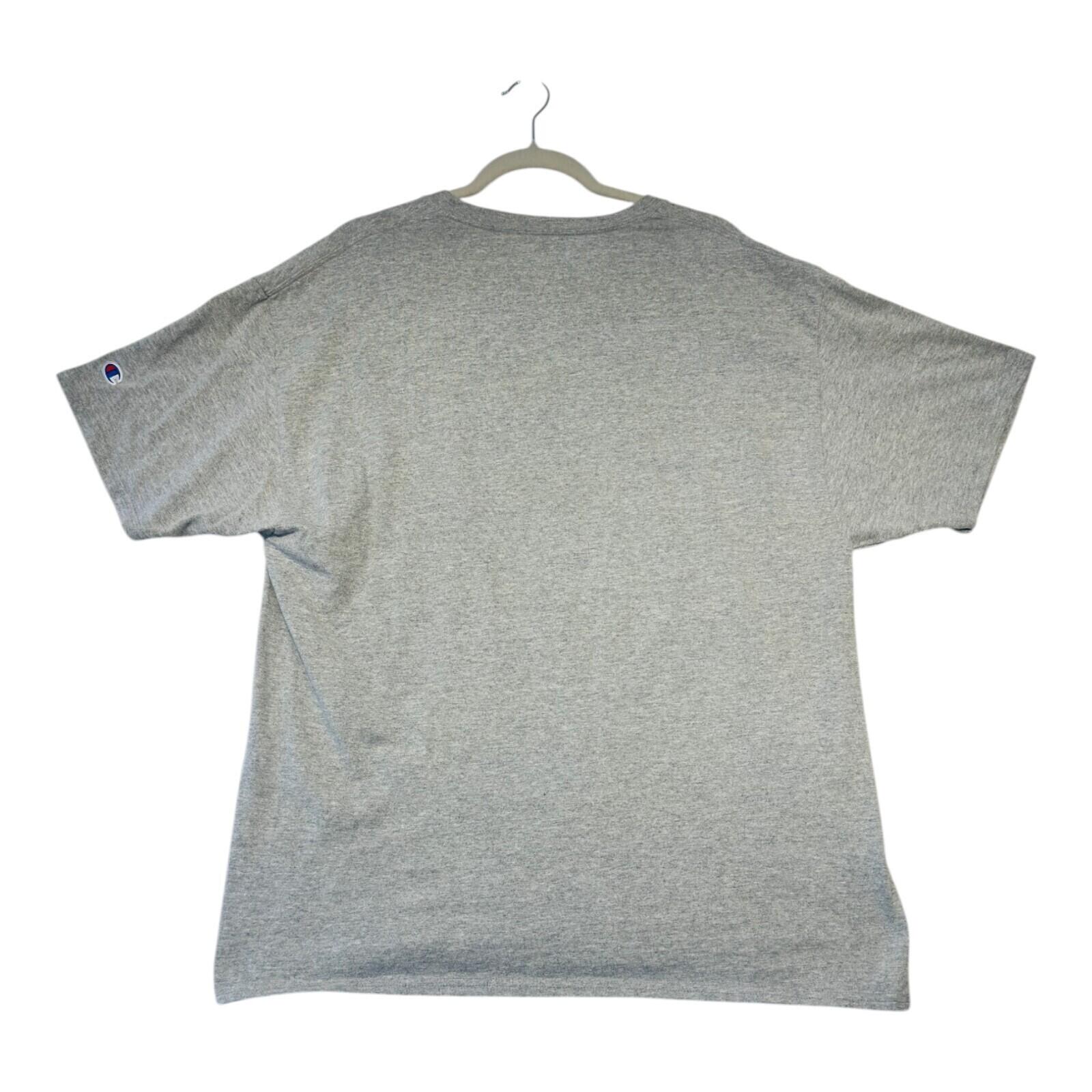 Champion Chapman T-Shirt Men's Uk Size XL Grey Graphic Print