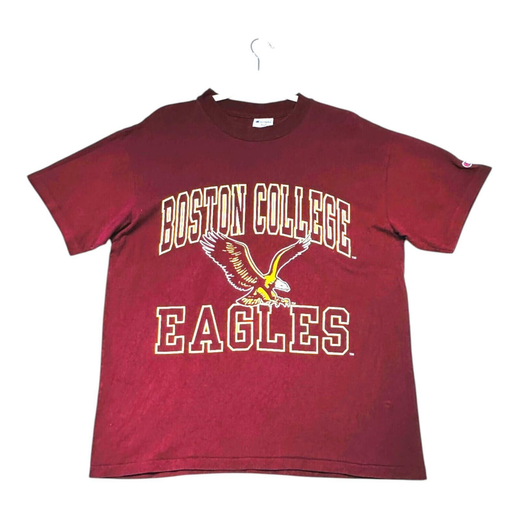 Champion Boston Eagles T-Shirt Men's UK Size L Red