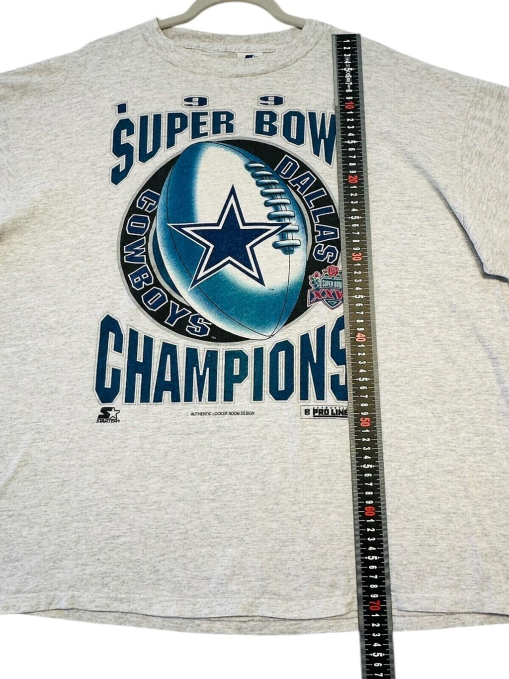 Starter Dallas Cowboys T-Shirt Men's UK Size XL Grey