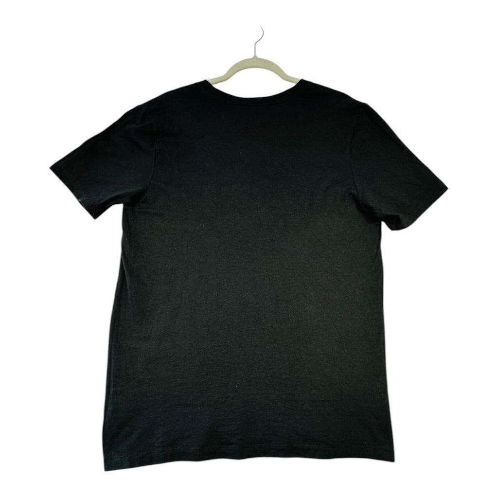Nike Basketball T-Shirt Men's UK Size M Black Graphic Print