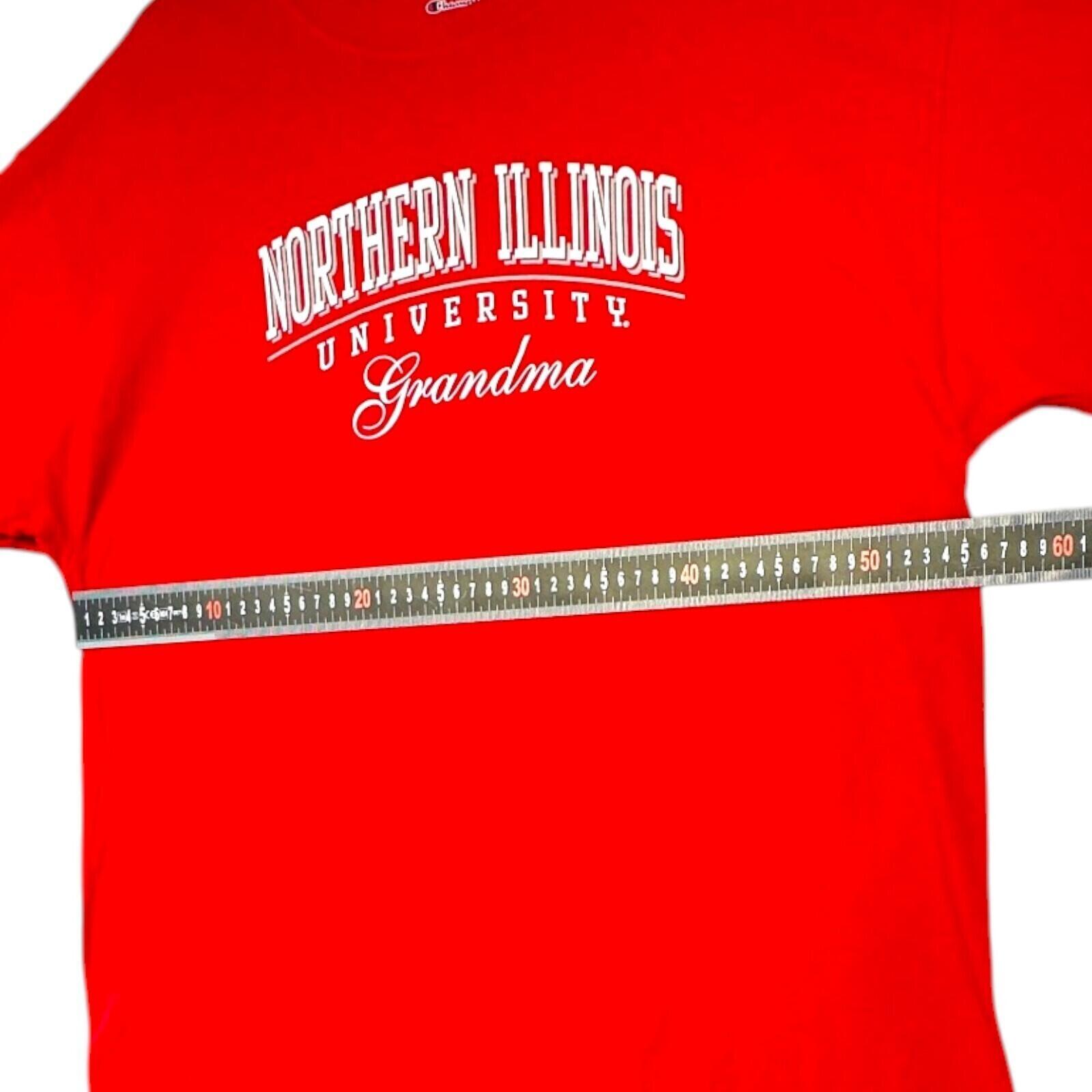 Champion Northern Illinois T-Shirt Women's UK Size XL Red