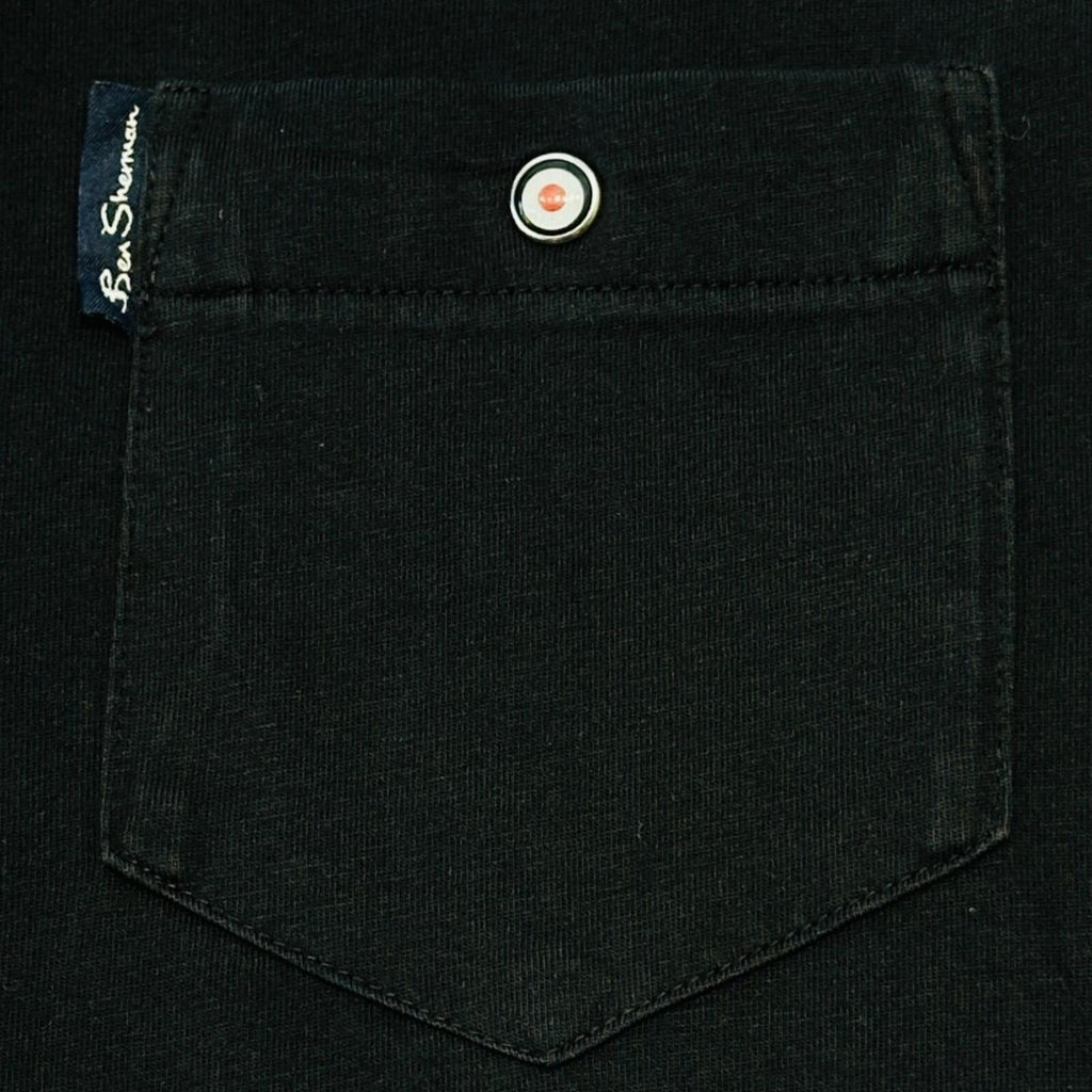Ben Sherman T-Shirt Men's UK Size L Blue Embroidered Logo