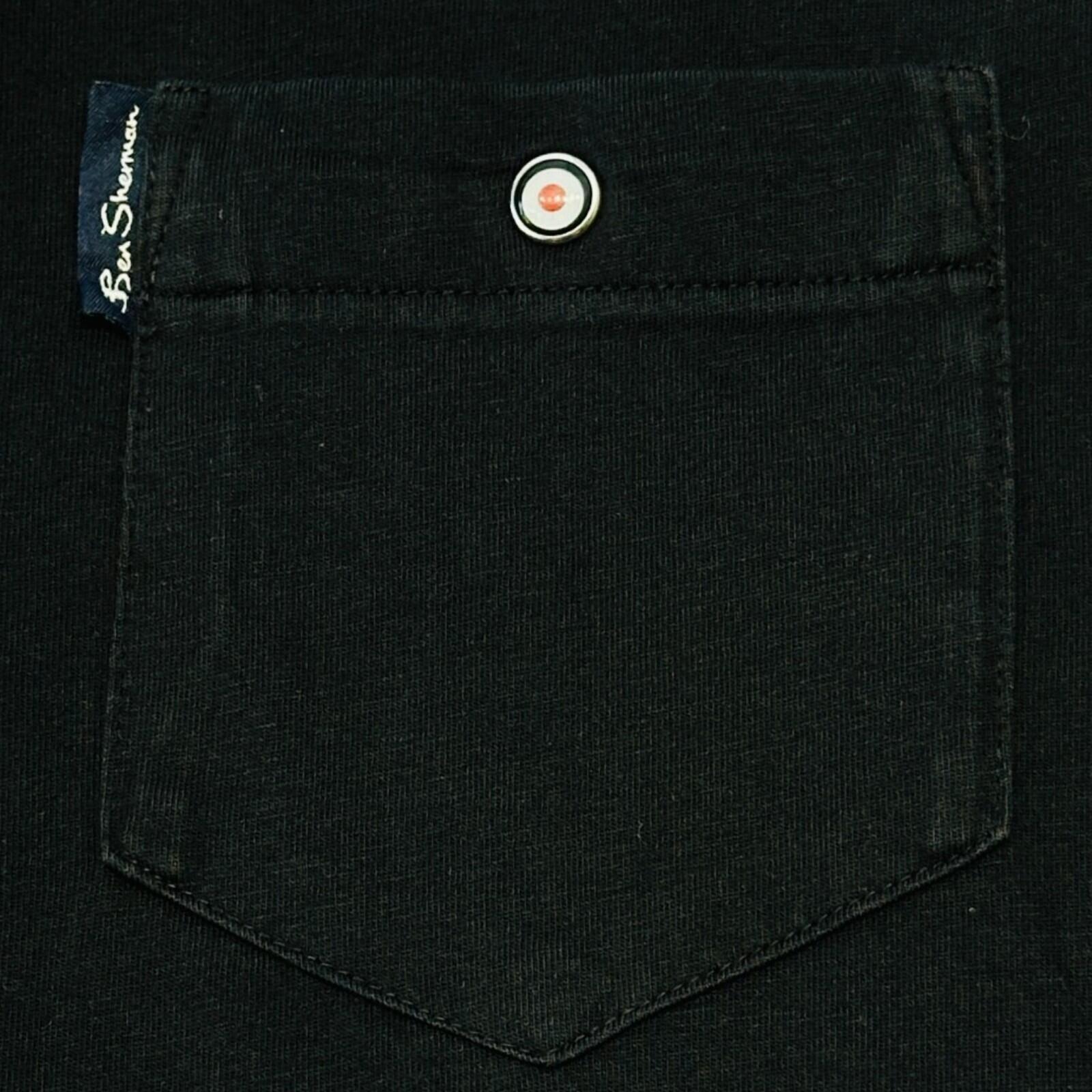 Ben Sherman T-Shirt Men's UK Size L Blue Embroidered Logo