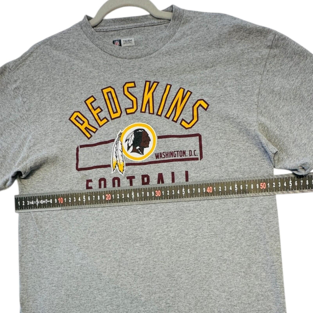 NFL Redskins T-Shirt Men's UK Size L Grey Graphic Print