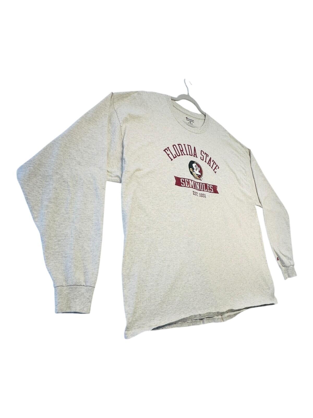 Champion Florida State Top Men's UK Size 3XL Grey