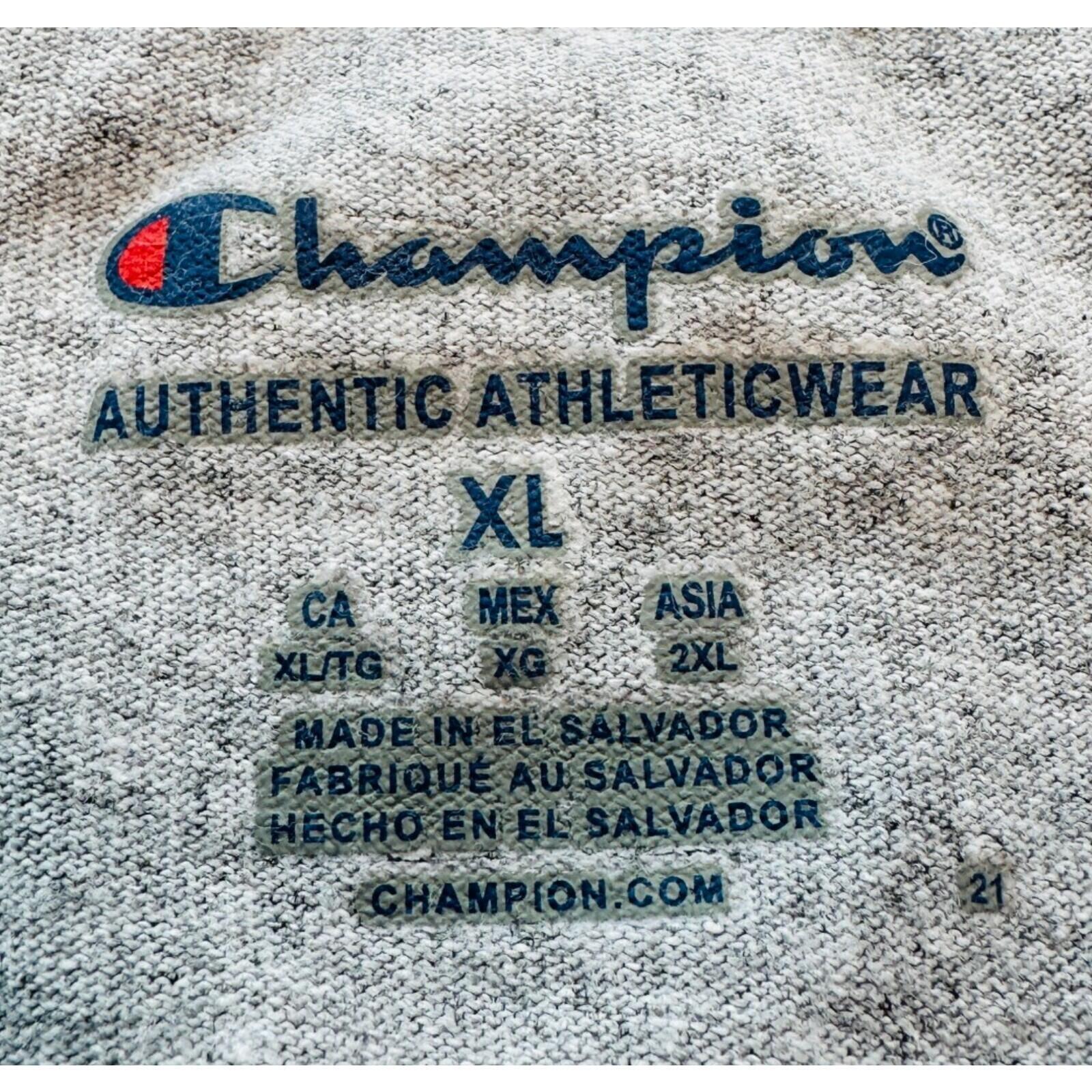 Champion Chapman T-Shirt Men's Uk Size XL Grey Graphic Print