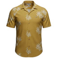 U.S. Polo Assn. Shirt Men's UK Size S Yellow Palm Tree
