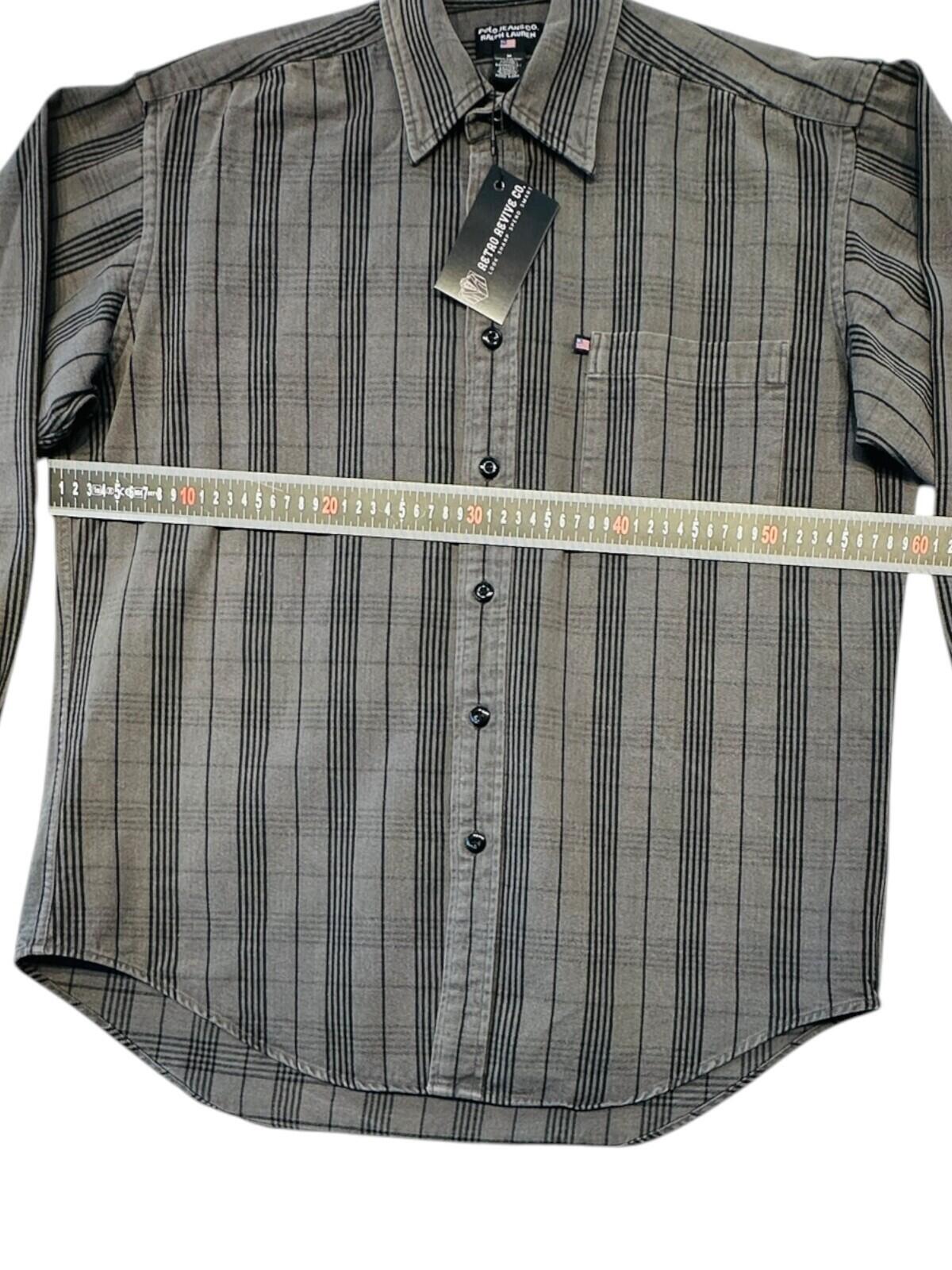 Polo Jeans Co Ralph Lauren Shirt Men's UK Size M Grey