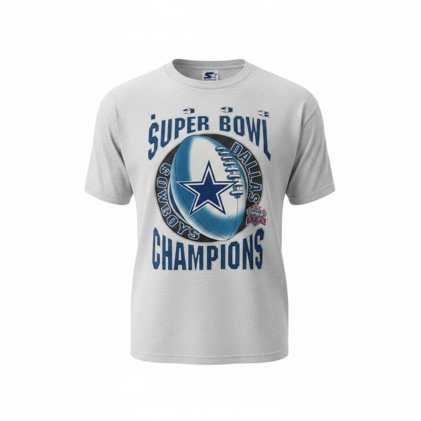 Starter Dallas Cowboys T-Shirt Men's UK Size XL Grey