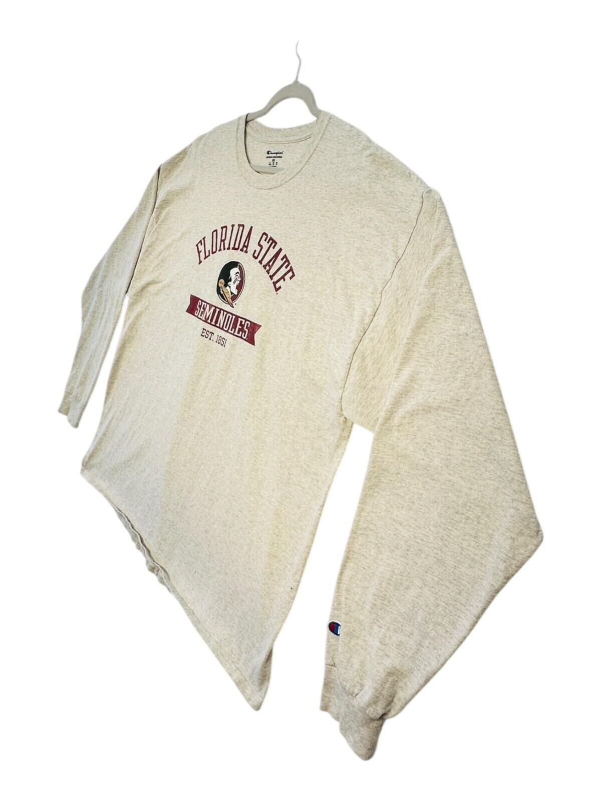Champion Florida State Top Men's UK Size 3XL Grey