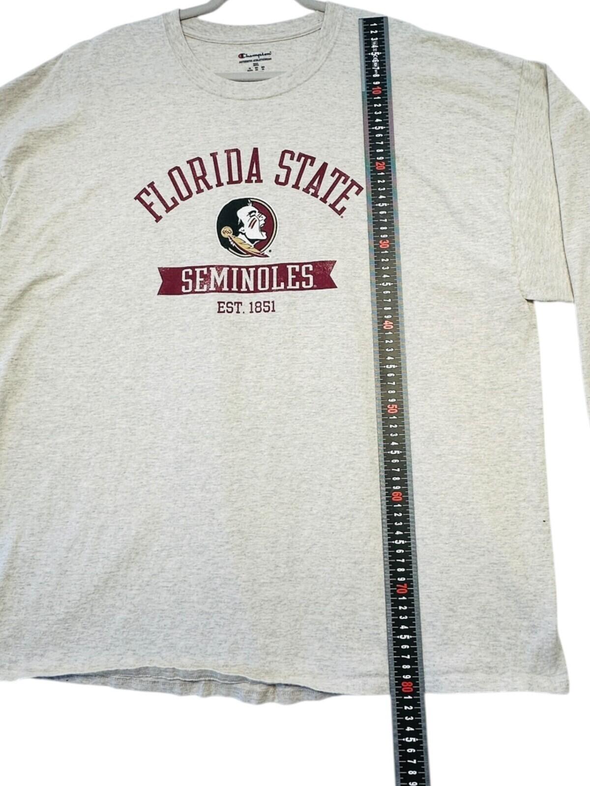 Champion Florida State Top Men's UK Size 3XL Grey