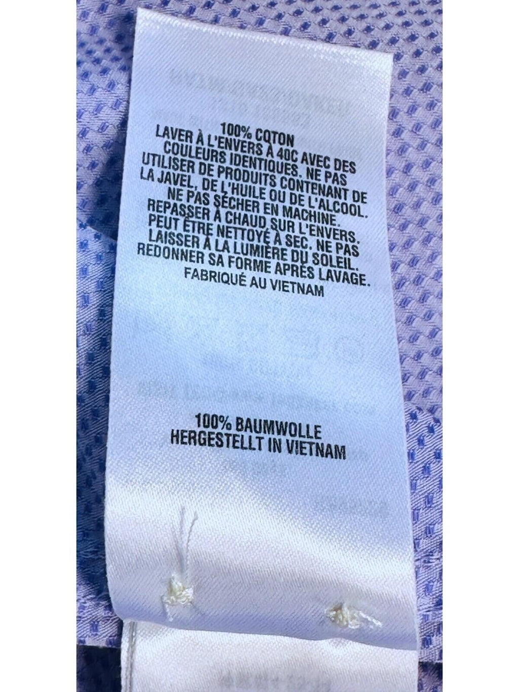 Ted Baker Shirt Men's UK Size L Blue Endurance Long Sleeve