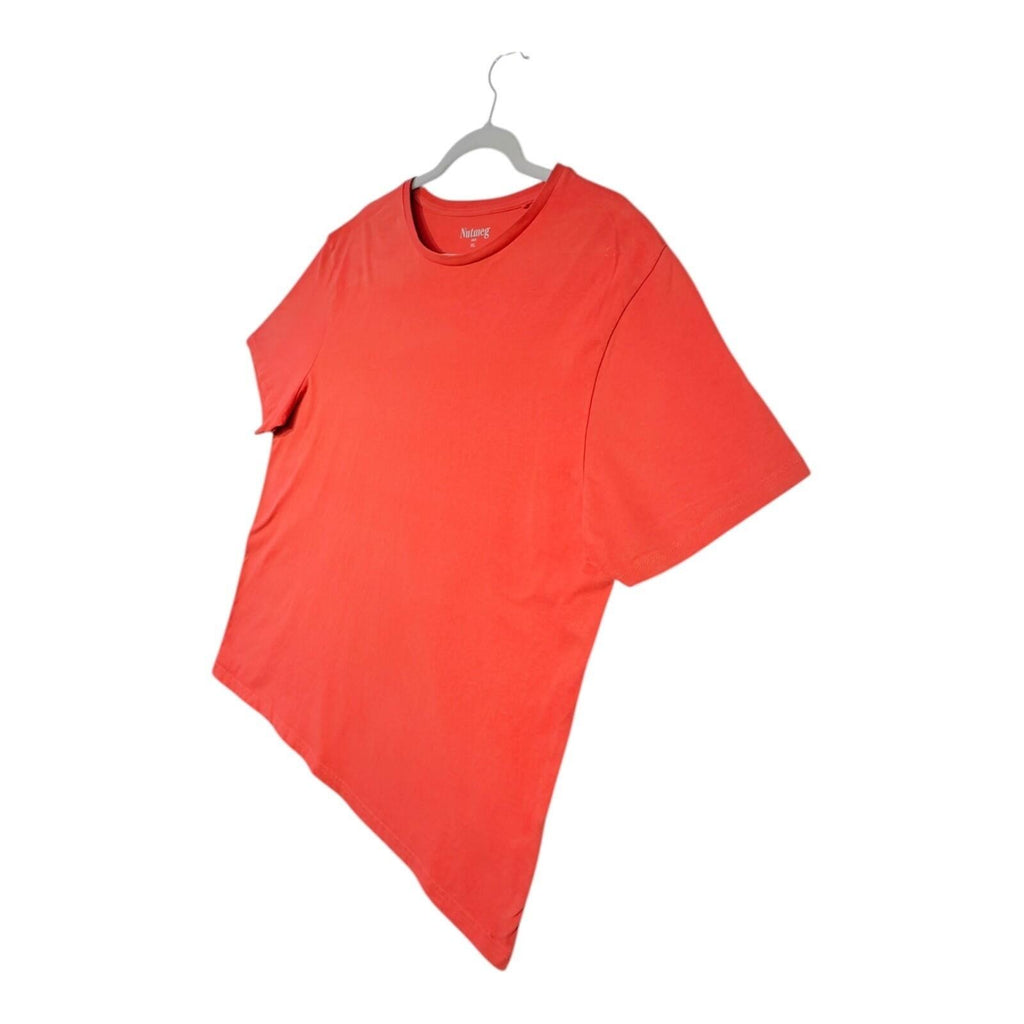 Nutmeg T-Shirt Men's Uk Size XL Red Short Sleeve Crew Neck