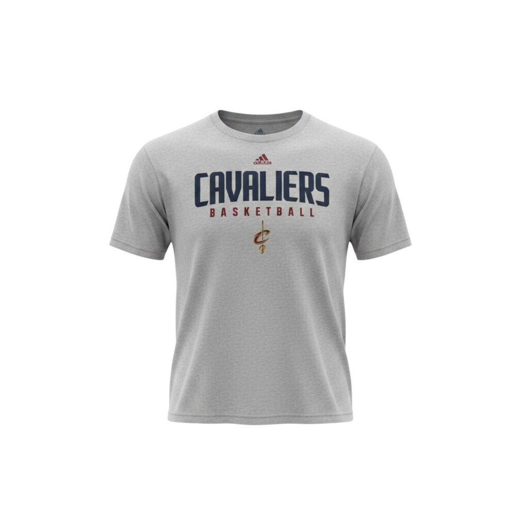 Adidas Cleveland Cavaliers T-Shirt Men-s UK Size XL Grey