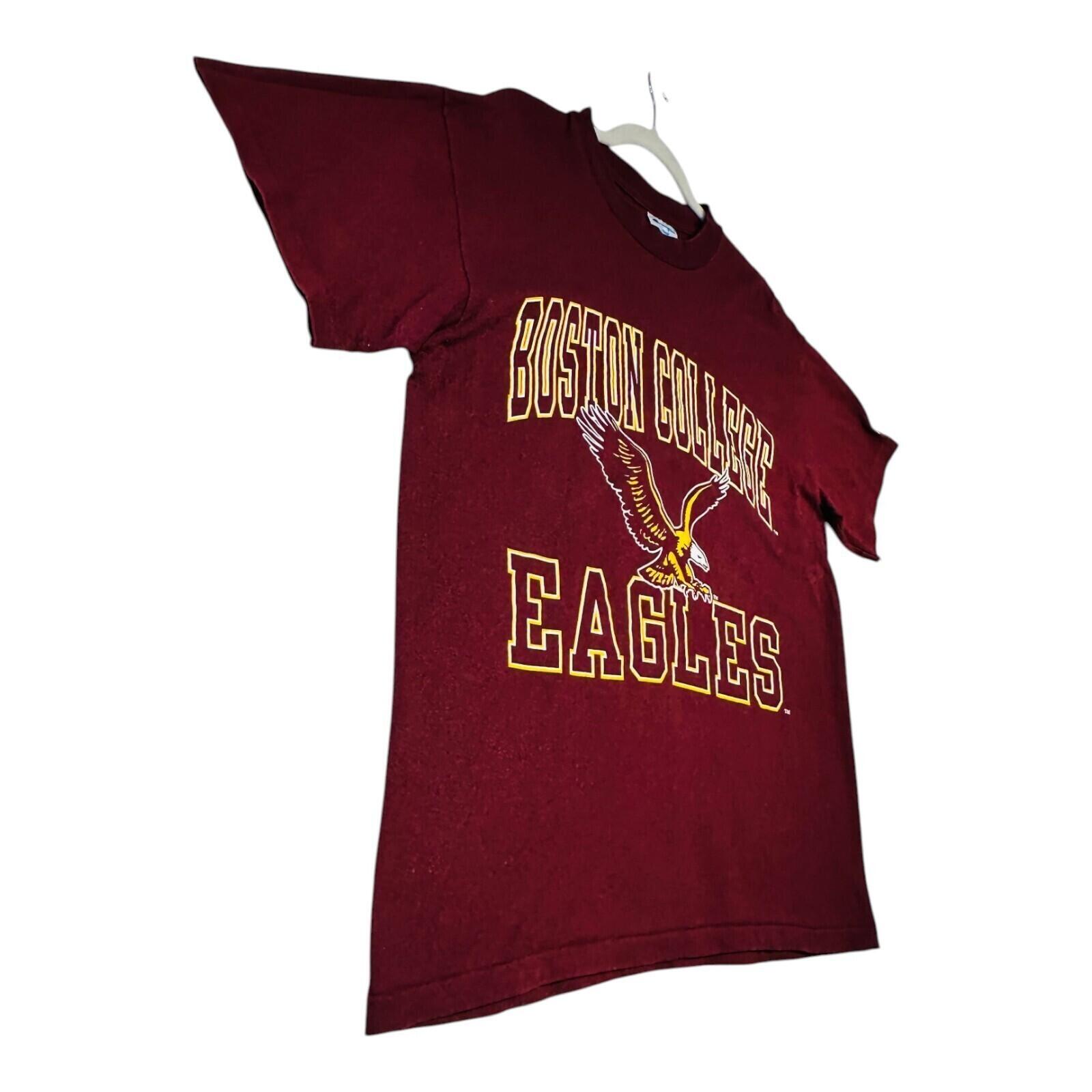 Champion Boston Eagles T-Shirt Men's UK Size L Red