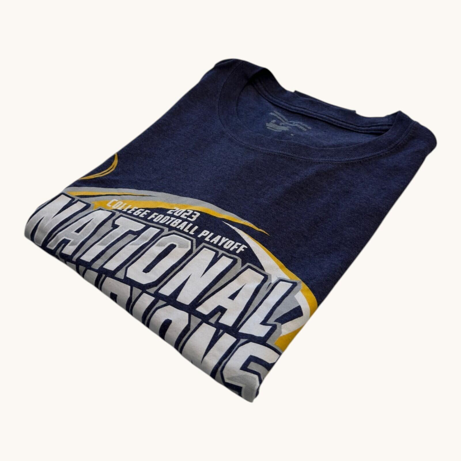 Champion Michigan Wolverines T-Shirt Men's UK Size L Grey
