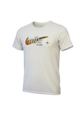 Nike Running T-Shirt Men's UK Size M White Graphic Print