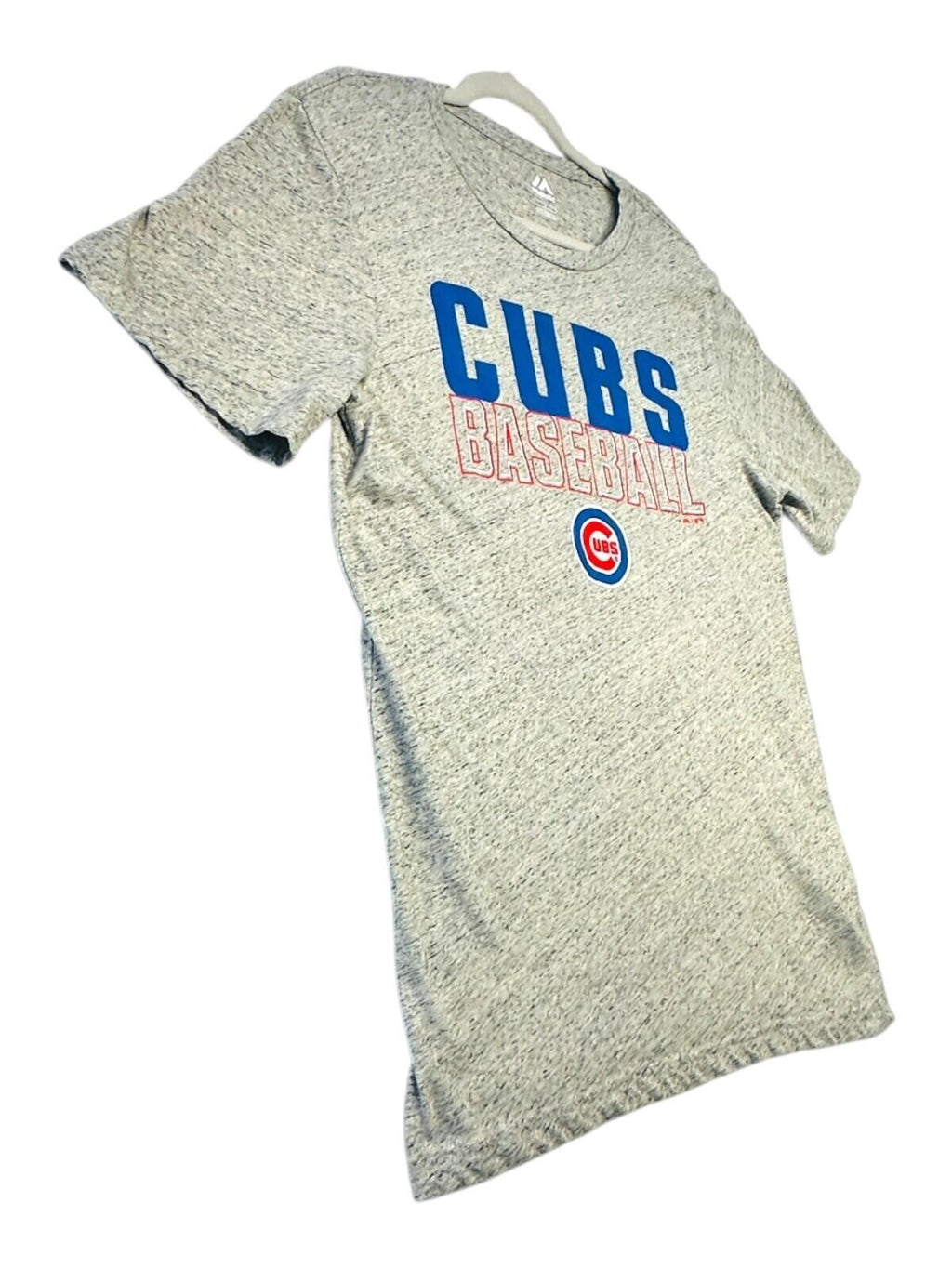 Majestic Cubs Baseball T-Shirt Men's UK Size L Grey
