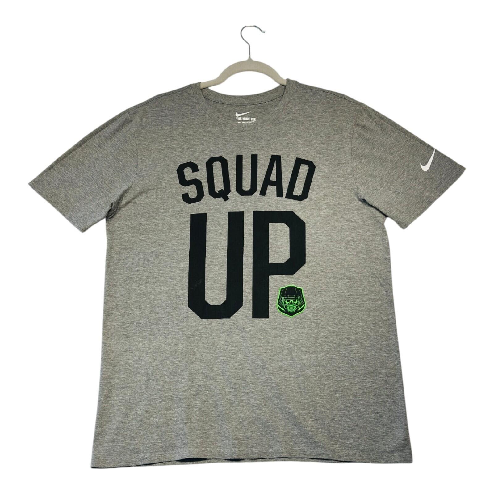 Nike Squad Up T-Shirt Men's UK Size L Graphic Print