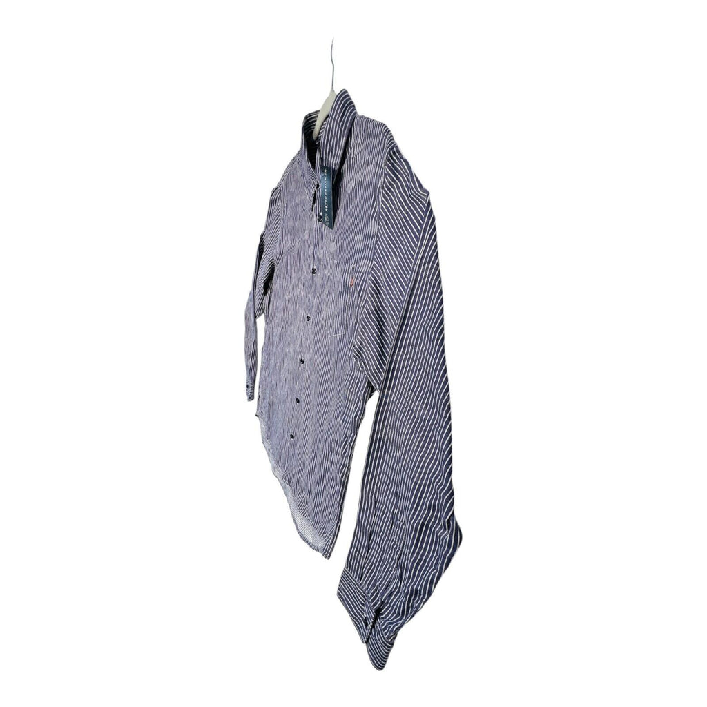 Hugo Boss Shirt Men's UK Size L Blue Stripe Designer