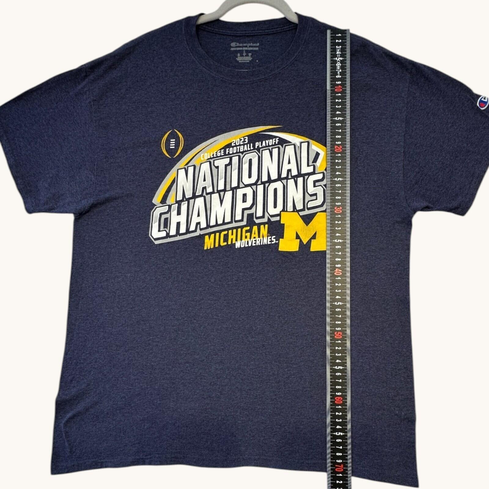 Champion Michigan Wolverines T-Shirt Men's UK Size L Grey
