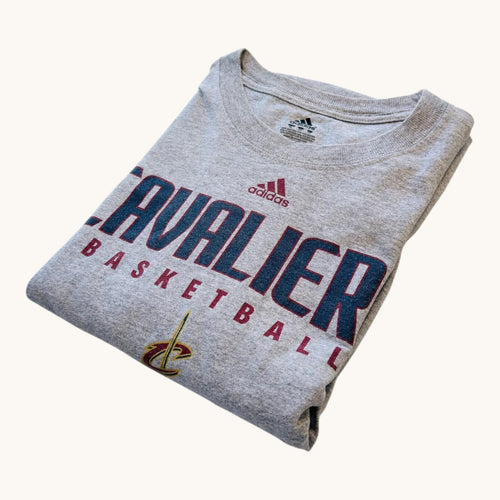Adidas Cleveland Cavaliers T-Shirt Men-s UK Size XL Grey